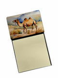 Camel Watercolor Sticky Note Holder Refillable Dispenser Desk Accessory 3x3 Pad Gift