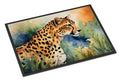 Cheetah Doormat Indoor Outdoor 18H X 27W Front Door Mat Rugs for Entryway, Non Slip Washable