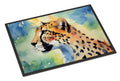 Cheetah Doormat Indoor Outdoor 18H X 27W Front Door Mat Rugs for Entryway, Non Slip Washable