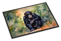 Chimpanzee Doormat Indoor Outdoor 18H X 27W Front Door Mat Rugs for Entryway, Non Slip Washable