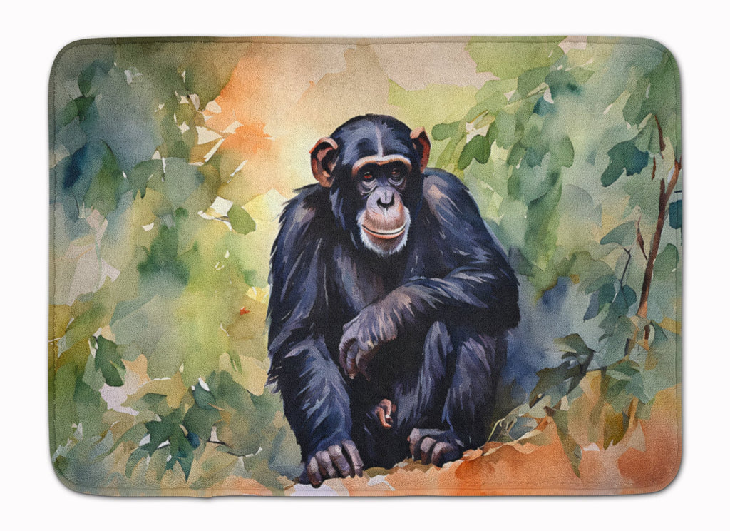 Chimpanzee Memory Foam Kitchen Mat Machine Washable Anti-Fatigue Cushion Comfort Bath or Kitchen Rug