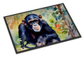 Chimpanzee Doormat Indoor Outdoor 18H X 27W Front Door Mat Rugs for Entryway, Non Slip Washable