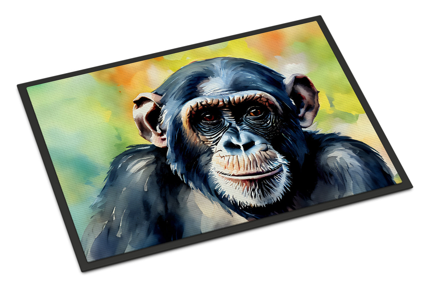 Chimpanzee Doormat Indoor Outdoor 18H X 27W Front Door Mat Rugs for Entryway, Non Slip Washable