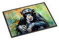 Chimpanzee Doormat Indoor Outdoor 24H X 36W Front Door Mat Rugs for Entryway, Non Slip Washable Low Pile,