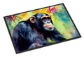 Chimpanzee Doormat Indoor Outdoor 18H X 27W Front Door Mat Rugs for Entryway, Non Slip Washable