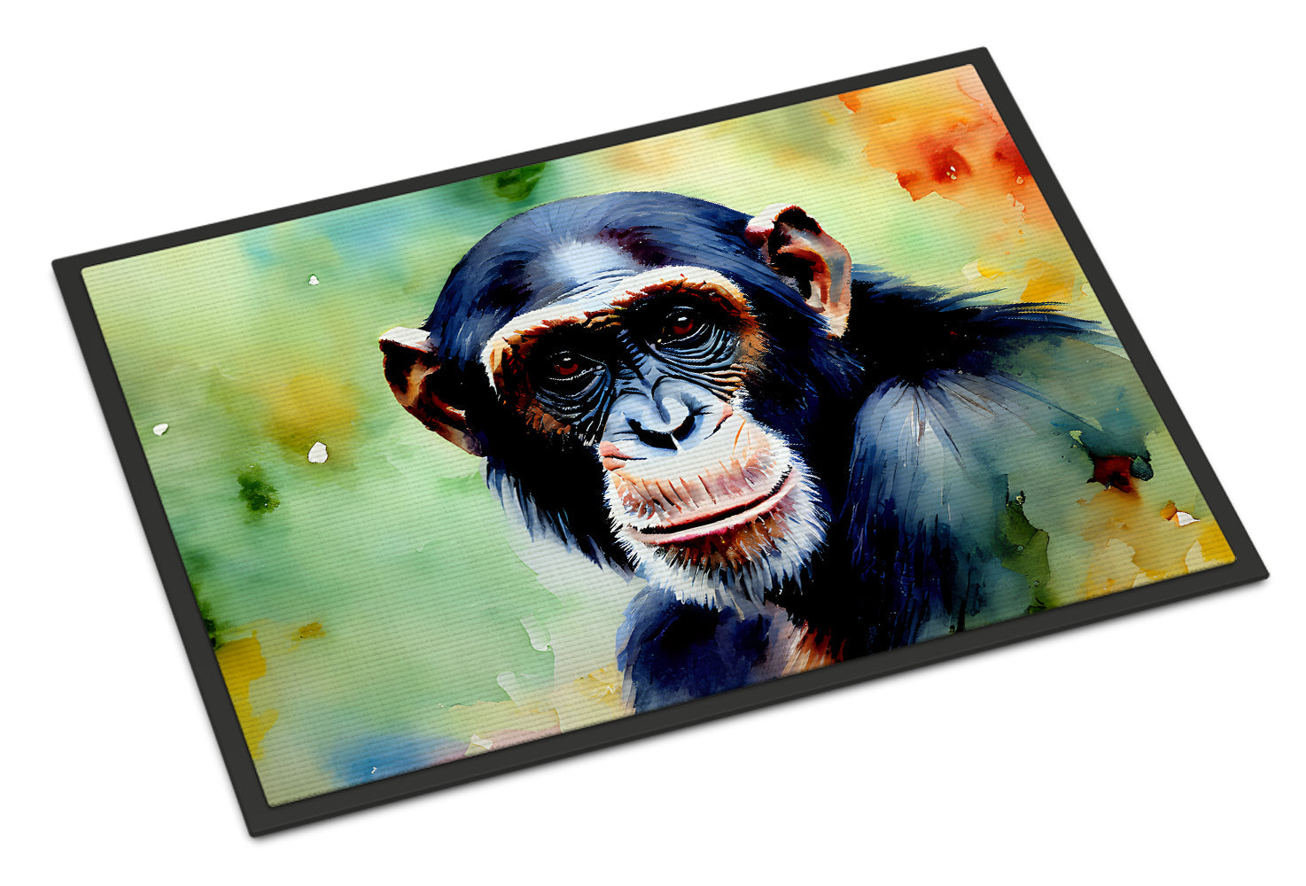 Chimpanzee Doormat Indoor Outdoor 24H X 36W Front Door Mat Rugs for Entryway, Non Slip Washable Low Pile,