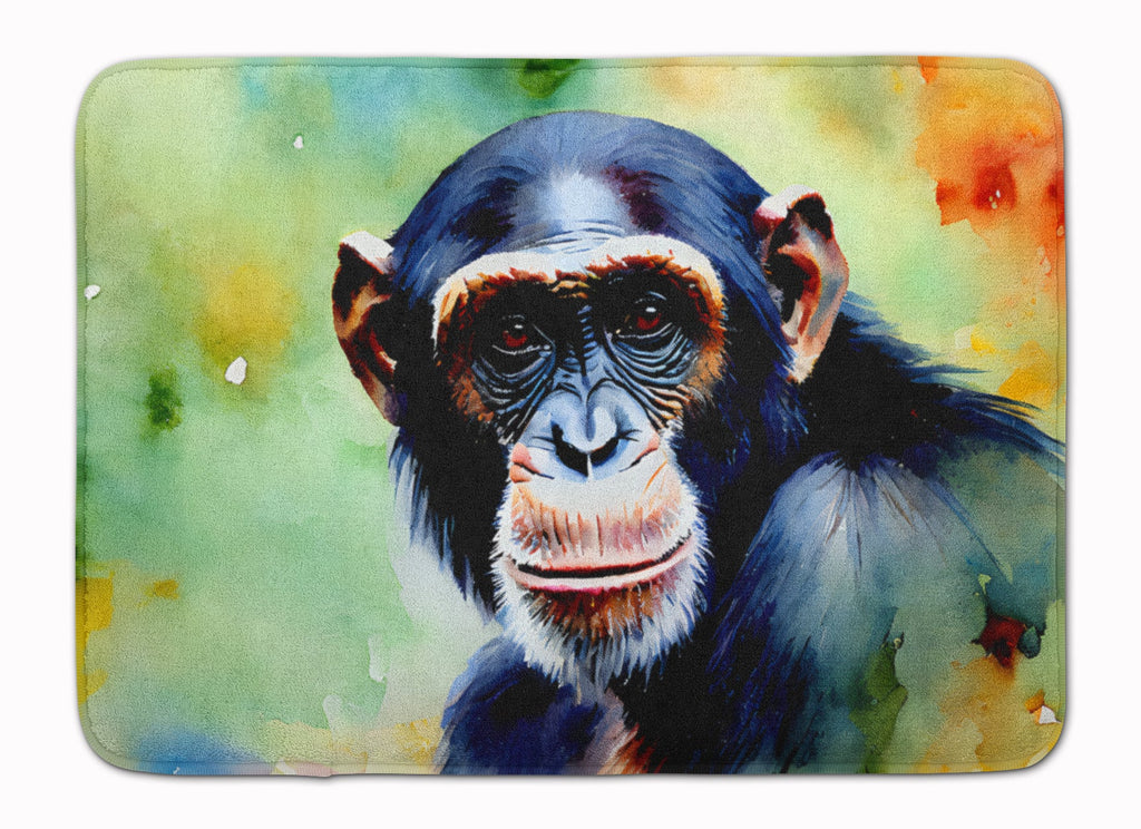 Chimpanzee Memory Foam Kitchen Mat Machine Washable Anti-Fatigue Cushion Comfort Bath or Kitchen Rug