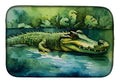 Crocodile Dish Drying Mat Absorbent Dish Drying Mat Pad for Kitchen Counter Dish Drainer Mat for Countertop, 14 x 21", Multicolor