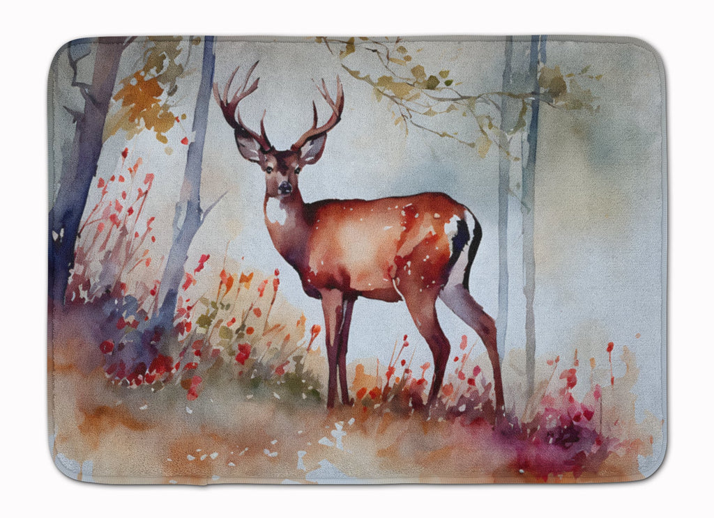 Deer Memory Foam Kitchen Mat Machine Washable Anti-Fatigue Cushion Comfort Bath or Kitchen Rug