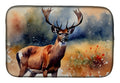 Deer Dish Drying Mat Absorbent Dish Drying Mat Pad for Kitchen Counter Dish Drainer Mat for Countertop, 14 x 21", Multicolor