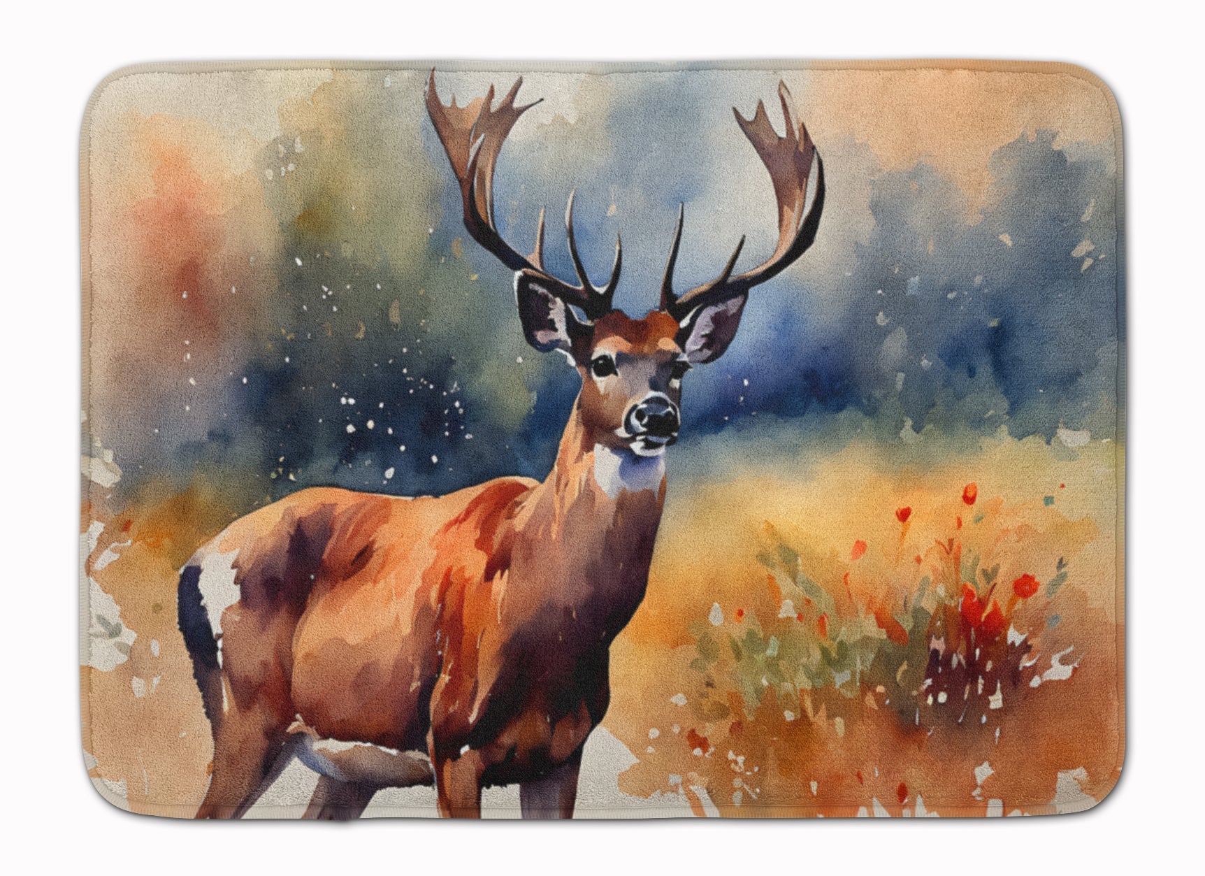 Deer Memory Foam Kitchen Mat Machine Washable Anti-Fatigue Cushion Comfort Bath or Kitchen Rug