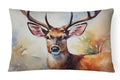 Deer Decorative Throw Pillow 12x16 Indoor Outdoor Accent Cushion, Fabric Cover with Insert for Sofa, Bed, Porch & Living Room