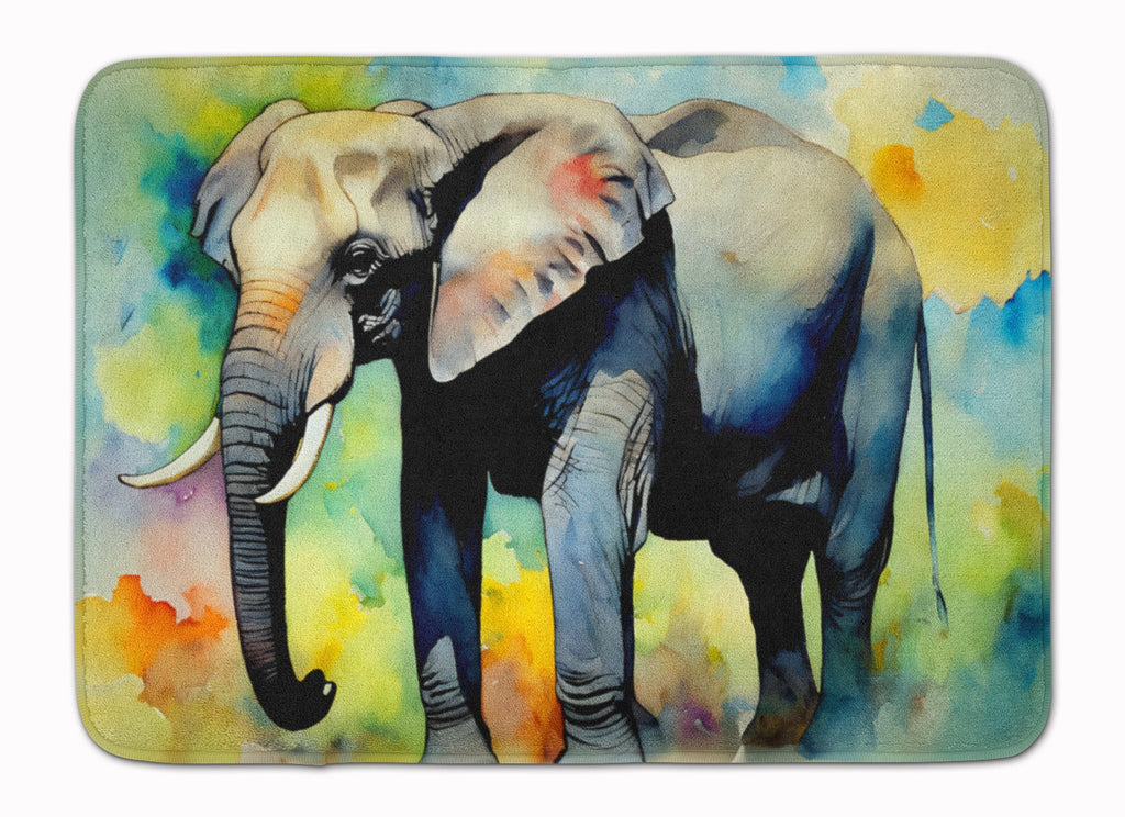Elephant Memory Foam Kitchen Mat Machine Washable Anti-Fatigue Cushion Comfort Bath or Kitchen Rug