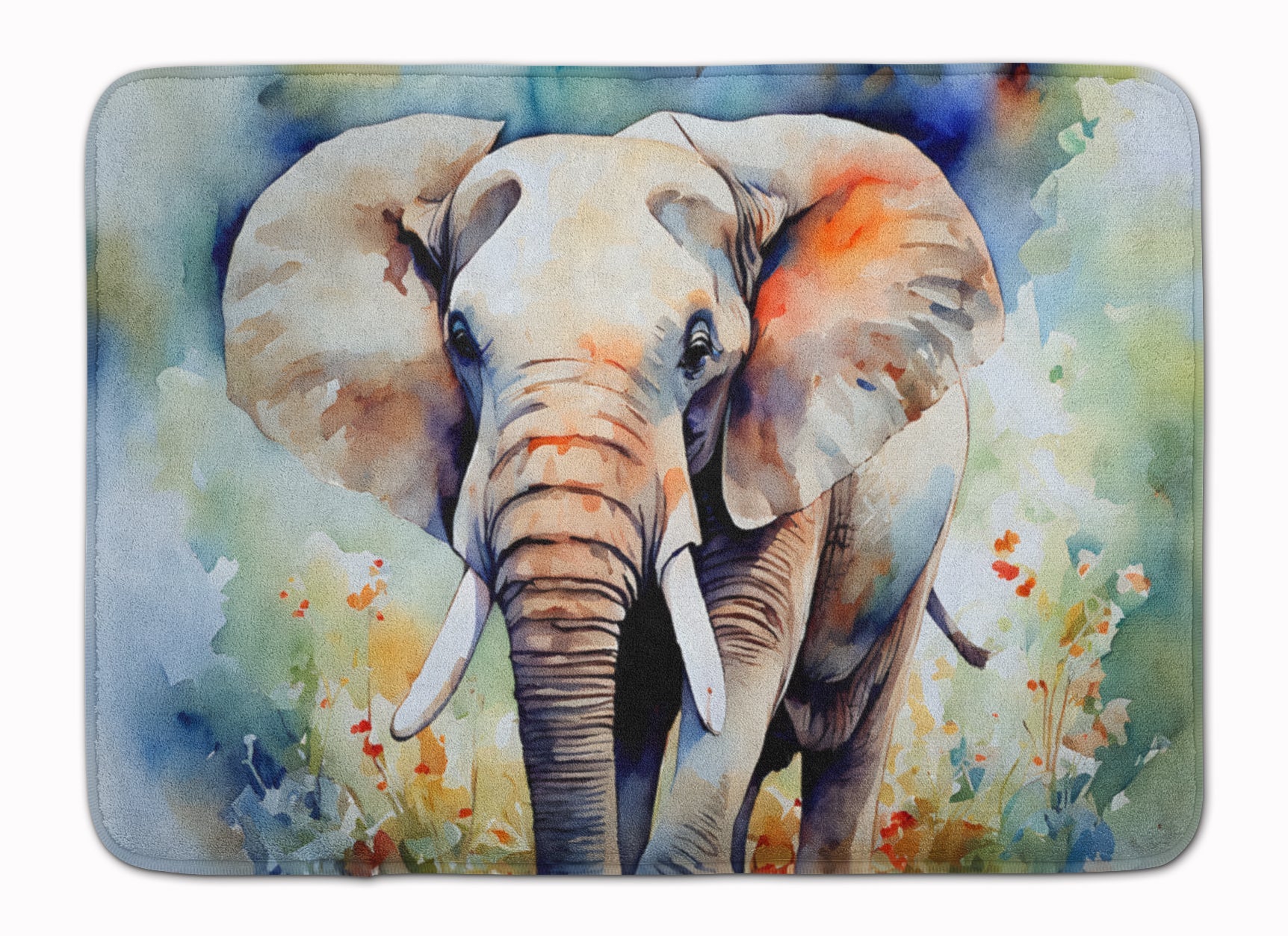 Elephant Memory Foam Kitchen Mat Machine Washable Anti-Fatigue Cushion Comfort Bath or Kitchen Rug