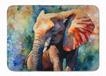 Elephant Memory Foam Kitchen Mat Machine Washable Anti-Fatigue Cushion Comfort Bath or Kitchen Rug