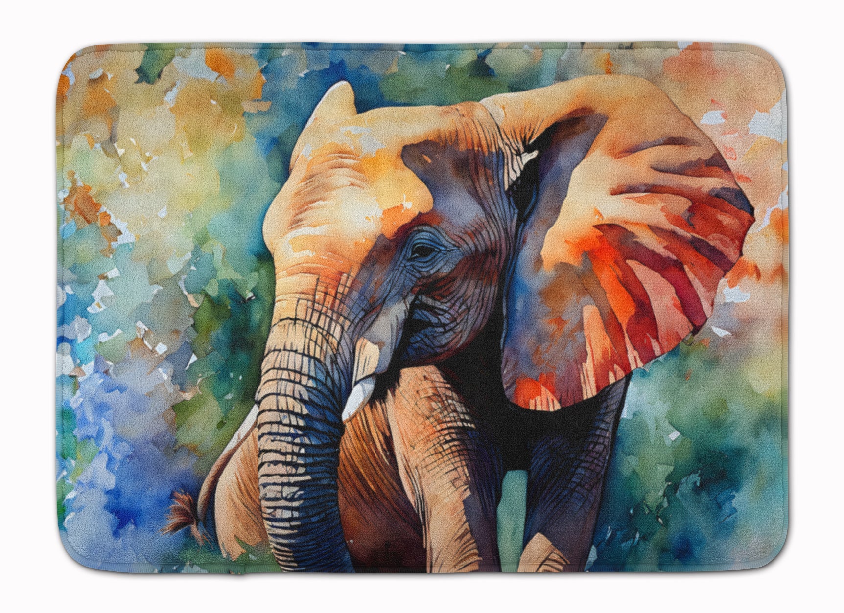 Elephant Memory Foam Kitchen Mat Machine Washable Anti-Fatigue Cushion Comfort Bath or Kitchen Rug
