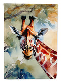 Giraffe House Flag 28x40 Porch Sleeve Pole Decorative Outside Yard Banner Artwork Wall Hanging, Polyester