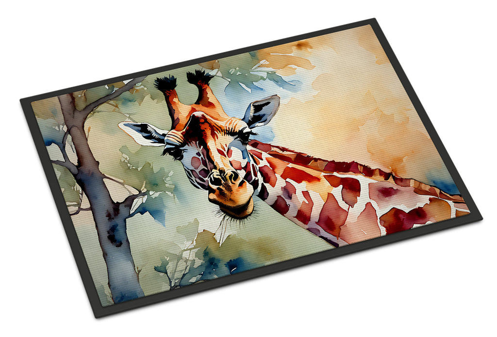 Giraffe Doormat Indoor Outdoor 24H X 36W Front Door Mat Rugs for Entryway, Non Slip Washable Low Pile,