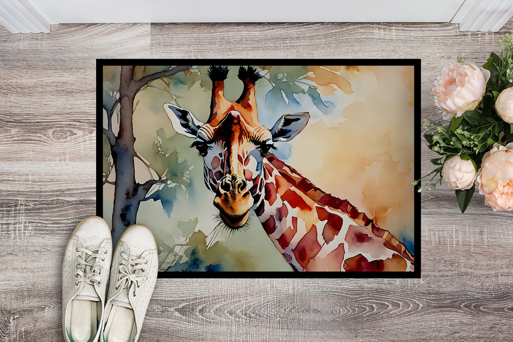 Giraffe Doormat Indoor Outdoor 18H X 27W Front Door Mat Rugs for Entryway, Non Slip Washable