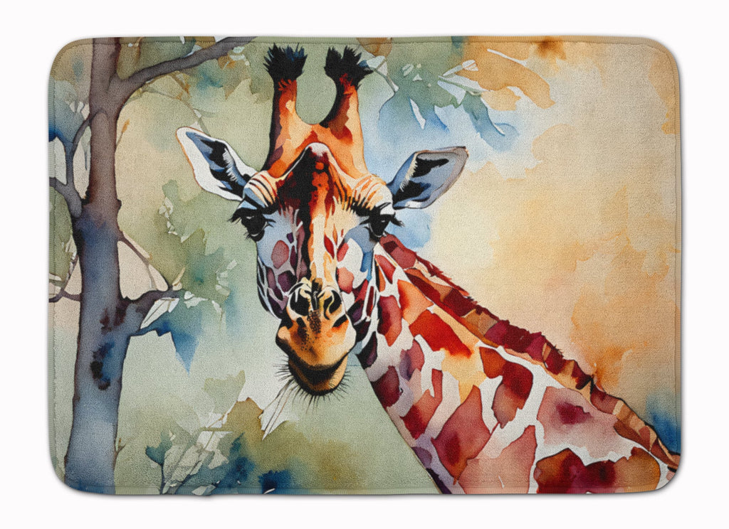 Giraffe Memory Foam Kitchen Mat Machine Washable Anti-Fatigue Cushion Comfort Bath or Kitchen Rug