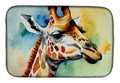Giraffe Dish Drying Mat Absorbent Dish Drying Mat Pad for Kitchen Counter Dish Drainer Mat for Countertop, 14 x 21", Multicolor
