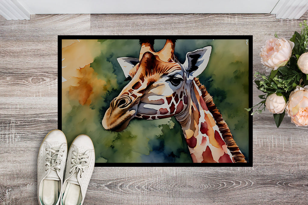 Giraffe Doormat Indoor Outdoor 18H X 27W Front Door Mat Rugs for Entryway, Non Slip Washable