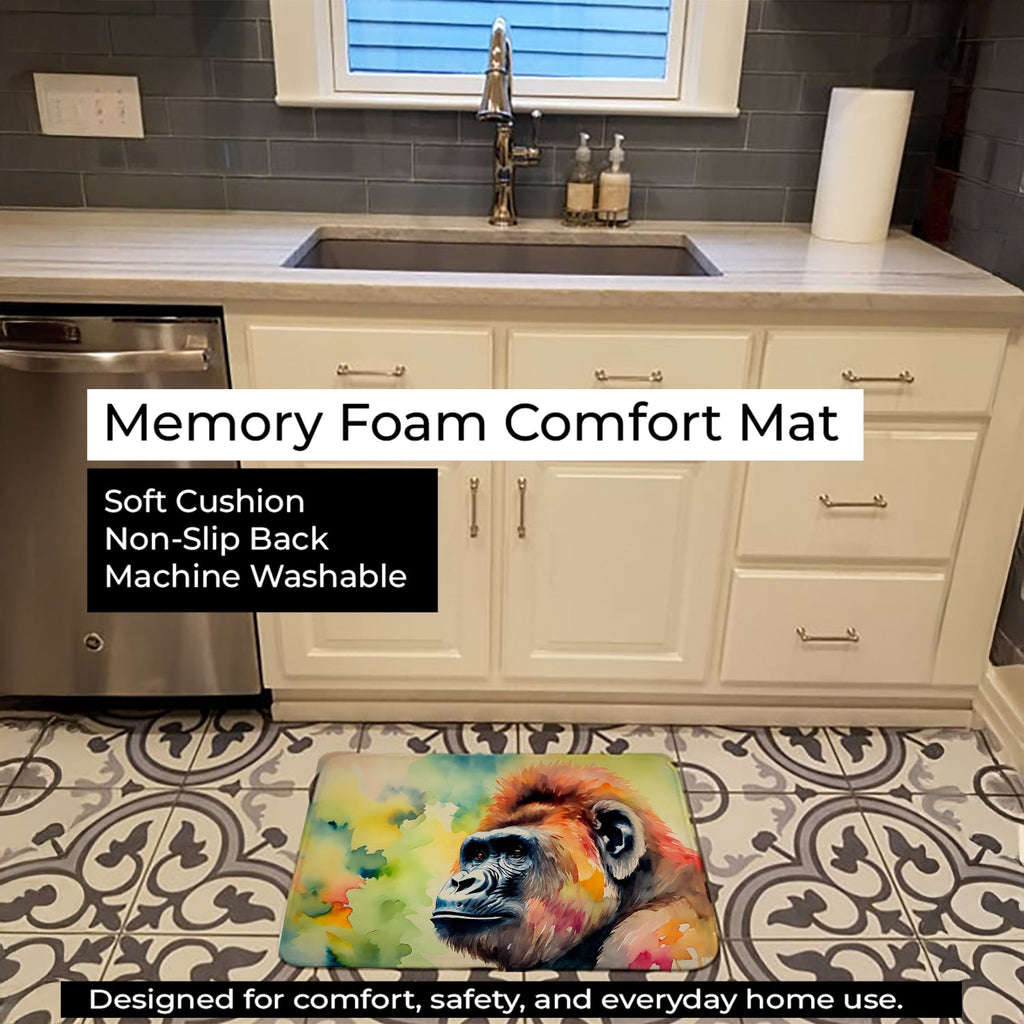 Gorilla Memory Foam Kitchen Mat Machine Washable Anti-Fatigue Cushion Comfort Bath or Kitchen Rug