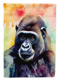 Gorilla House Flag 28x40 Porch Sleeve Pole Decorative Outside Yard Banner Artwork Wall Hanging, Polyester
