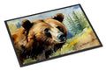 Grizzly Bear Doormat Indoor Outdoor 18H X 27W Front Door Mat Rugs for Entryway, Non Slip Washable