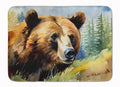Grizzly Bear Memory Foam Kitchen Mat Machine Washable Anti-Fatigue Cushion Comfort Bath or Kitchen Rug
