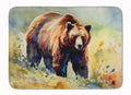 Grizzly Bear Memory Foam Kitchen Mat Machine Washable Anti-Fatigue Cushion Comfort Bath or Kitchen Rug