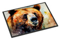 Grizzly Bear Doormat Indoor Outdoor 18H X 27W Front Door Mat Rugs for Entryway, Non Slip Washable