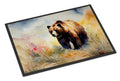 Grizzly Bear Doormat Indoor Outdoor 24H X 36W Front Door Mat Rugs for Entryway, Non Slip Washable Low Pile,