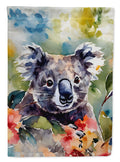 Koala House Flag 28x40 Porch Sleeve Pole Decorative Outside Yard Banner Artwork Wall Hanging, Polyester