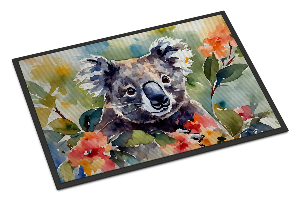 Koala Doormat Indoor Outdoor 24H X 36W Front Door Mat Rugs for Entryway, Non Slip Washable Low Pile,