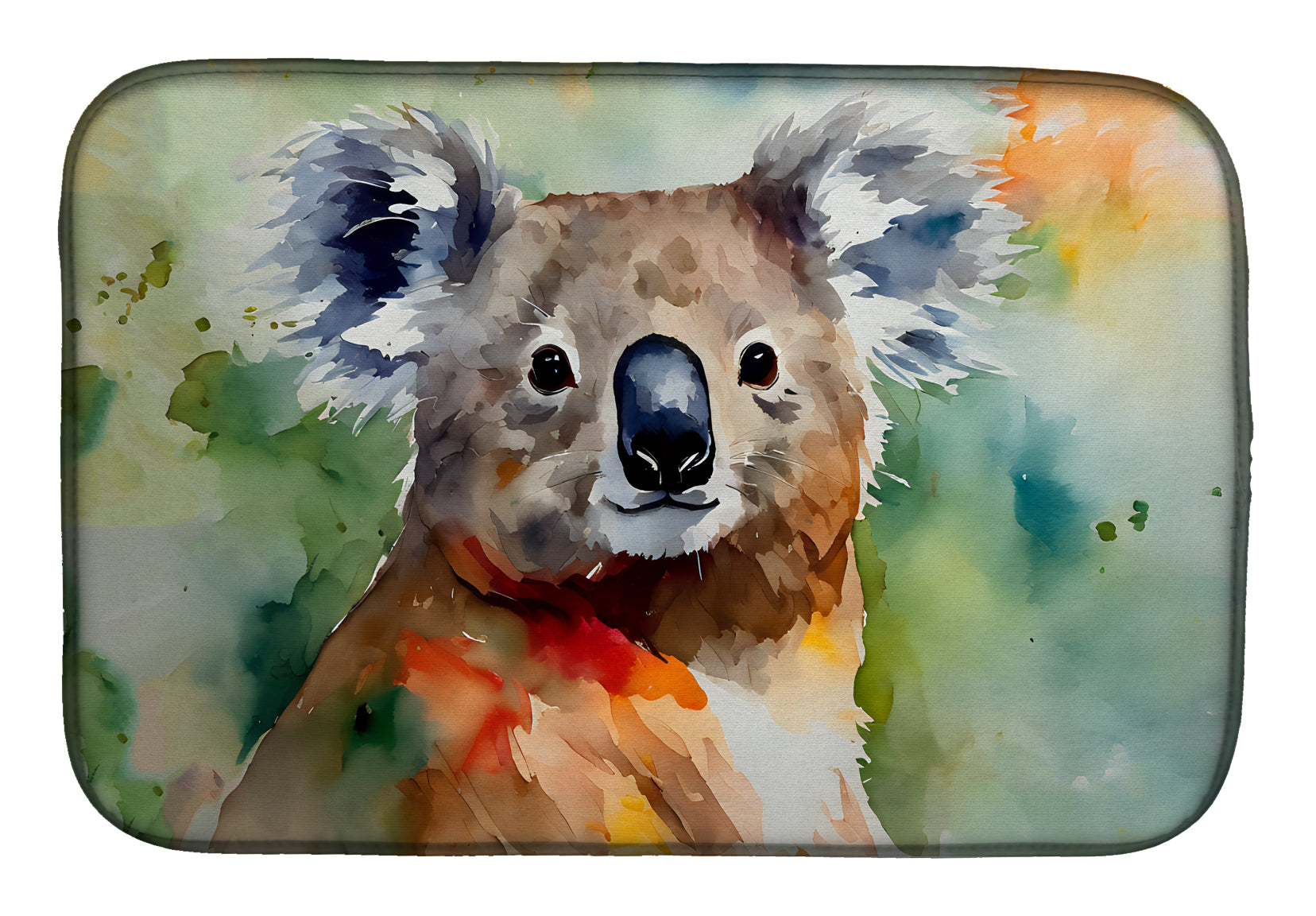 Koala Dish Drying Mat Absorbent Dish Drying Mat Pad for Kitchen Counter Dish Drainer Mat for Countertop, 14 x 21", Multicolor