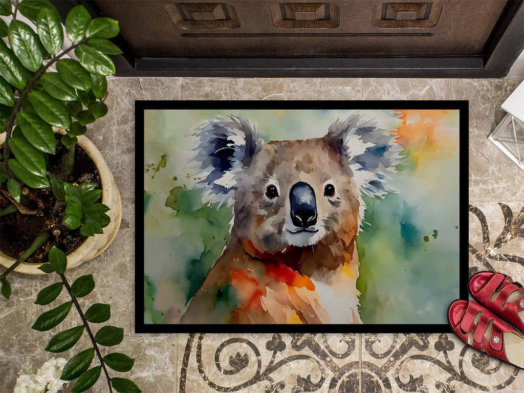 Koala Doormat Indoor Outdoor 24H X 36W Front Door Mat Rugs for Entryway, Non Slip Washable Low Pile,