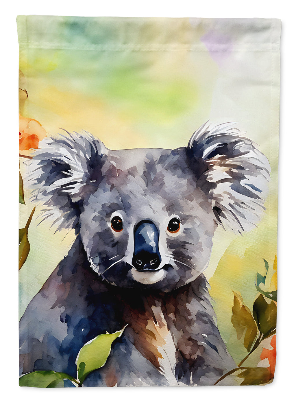 Koala House Flag 28x40 Porch Sleeve Pole Decorative Outside Yard Banner Artwork Wall Hanging, Polyester