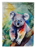 Koala House Flag 28x40 Porch Sleeve Pole Decorative Outside Yard Banner Artwork Wall Hanging, Polyester
