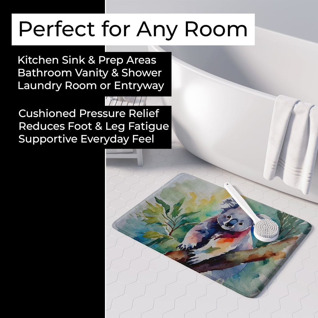 Koala Memory Foam Kitchen Mat Machine Washable Anti-Fatigue Cushion Comfort Bath or Kitchen Rug