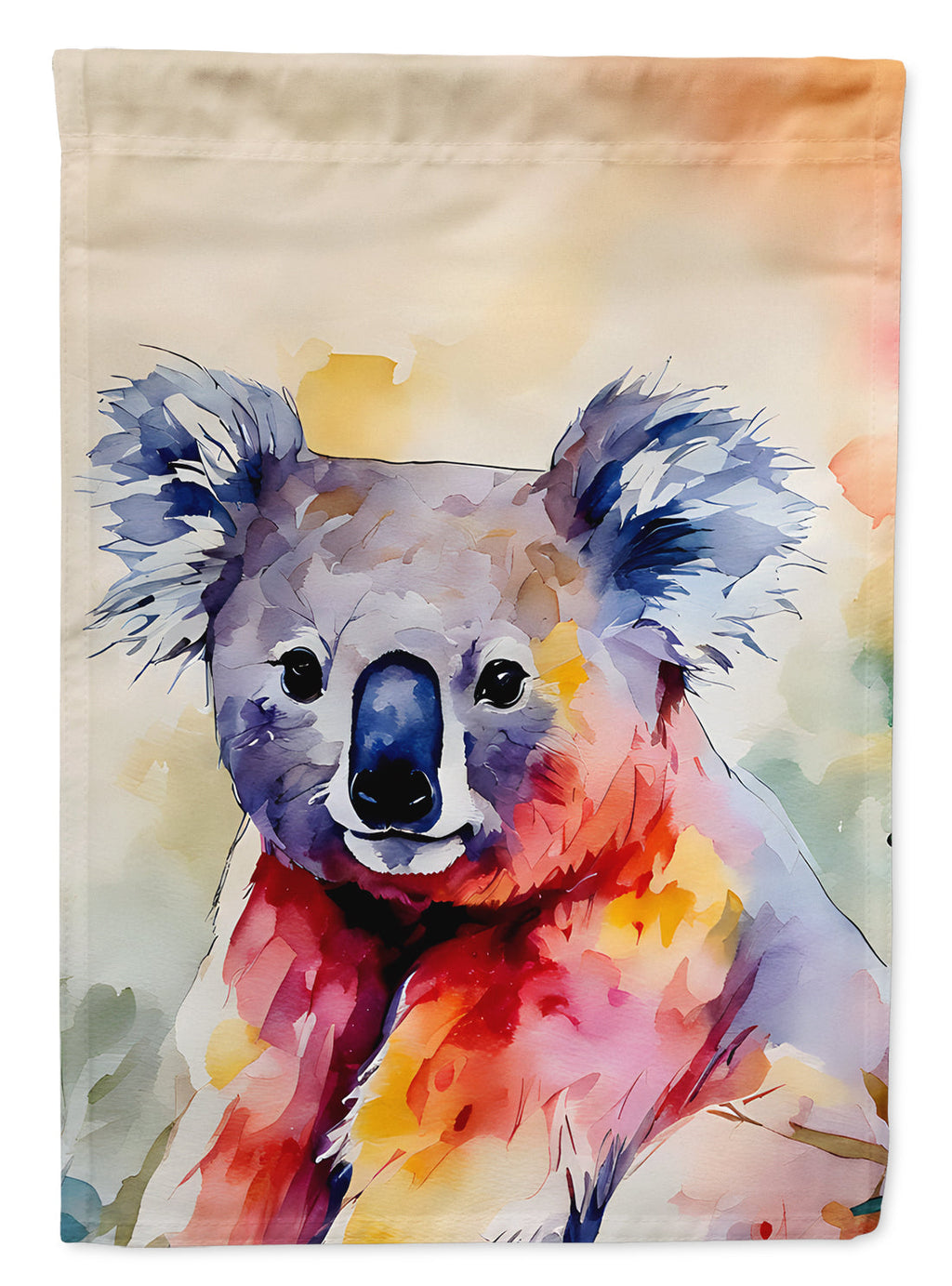 Koala House Flag 28x40 Porch Sleeve Pole Decorative Outside Yard Banner Artwork Wall Hanging, Polyester