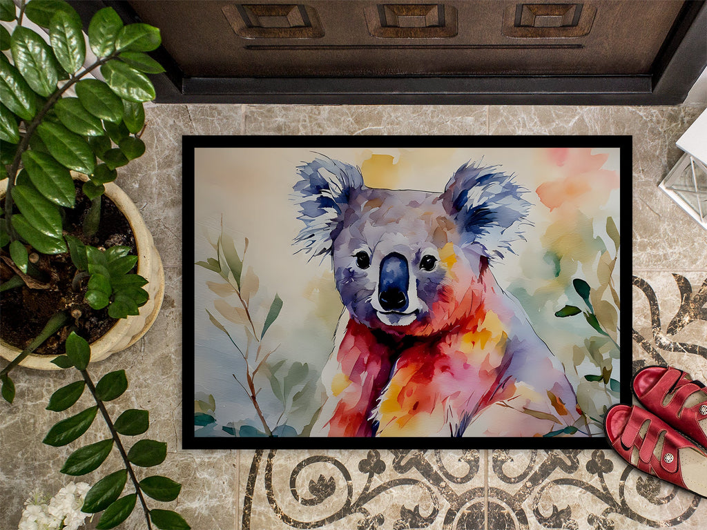 Koala Doormat Indoor Outdoor 24H X 36W Front Door Mat Rugs for Entryway, Non Slip Washable Low Pile,