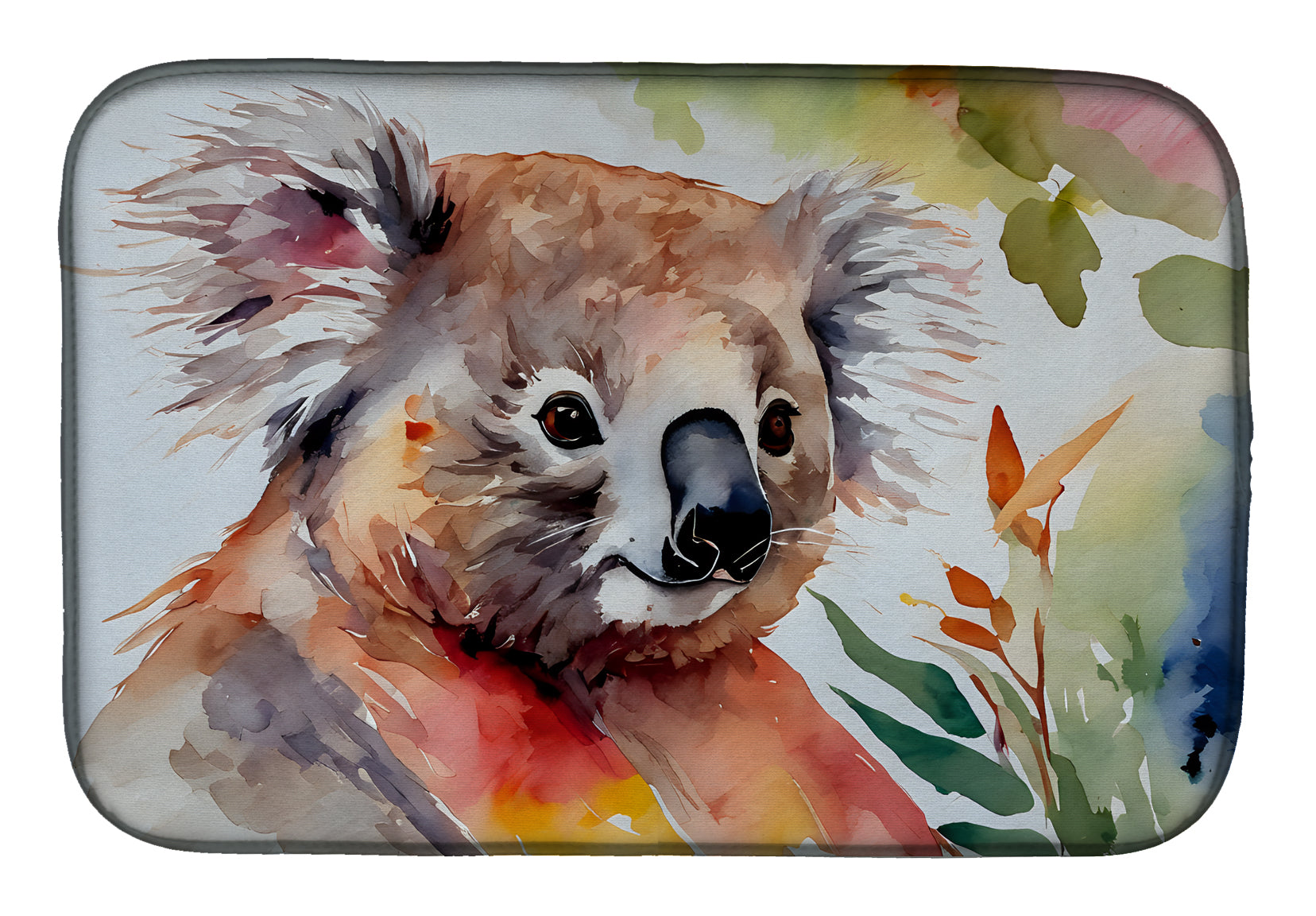 Koala Dish Drying Mat Absorbent Dish Drying Mat Pad for Kitchen Counter Dish Drainer Mat for Countertop, 14 x 21", Multicolor