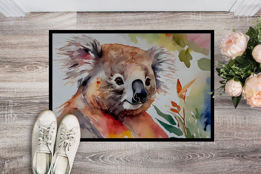Koala Doormat Indoor Outdoor 24H X 36W Front Door Mat Rugs for Entryway, Non Slip Washable Low Pile,
