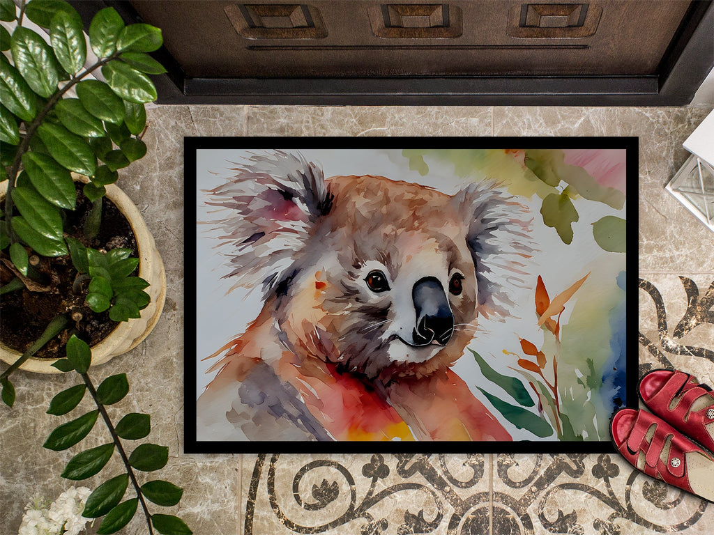 Koala Doormat Indoor Outdoor 24H X 36W Front Door Mat Rugs for Entryway, Non Slip Washable Low Pile,