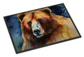 Kodiak Bear Doormat Indoor Outdoor 24H X 36W Front Door Mat Rugs for Entryway, Non Slip Washable Low Pile,