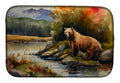 Kodiak Bear Dish Drying Mat Absorbent Dish Drying Mat Pad for Kitchen Counter Dish Drainer Mat for Countertop, 14 x 21", Multicolor