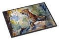 Leopard Doormat Indoor Outdoor 24H X 36W Front Door Mat Rugs for Entryway, Non Slip Washable Low Pile,