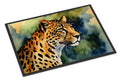 Leopard Doormat Indoor Outdoor 24H X 36W Front Door Mat Rugs for Entryway, Non Slip Washable Low Pile,