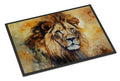 Lion Doormat Indoor Outdoor 24H X 36W Front Door Mat Rugs for Entryway, Non Slip Washable Low Pile,